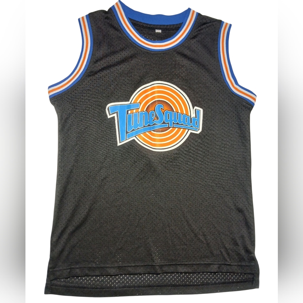 Tune Squad Space Jam Bugs # 1 Black Basketball Jersey Adult Small Like New
